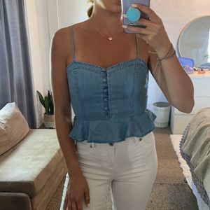 Light jean top